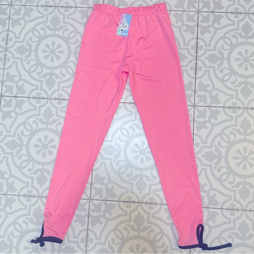 NWT Set Athletics Girls Avery Legging in Pink/Navy Size 11/12